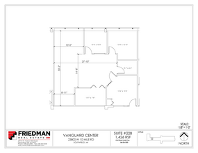 23800 W 10 Mile Rd, Southfield, MI for lease Floor Plan- Image 2 of 2