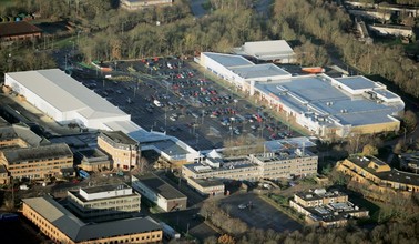 Bretton Way, Peterborough, CAM - aerial  map view