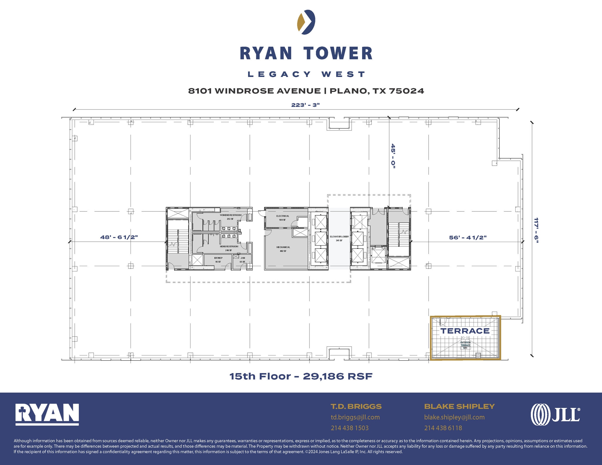 8101 Windrose Ave, Plano, TX for lease Floor Plan- Image 1 of 1