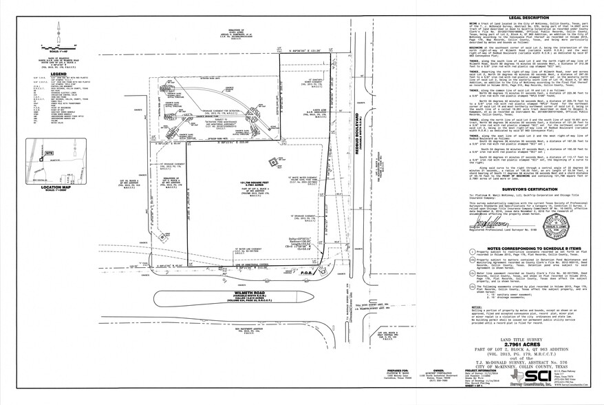 1702 Wilmeth, McKinney, TX for sale - Site Plan - Image 2 of 2