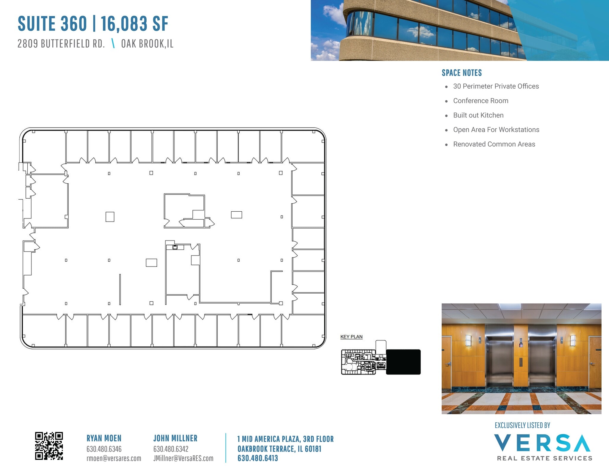 2707 Butterfield Rd, Oak Brook, IL for lease Floor Plan- Image 1 of 1