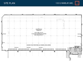 13512 Marlay Ave, Fontana, CA for lease Floor Plan- Image 2 of 2