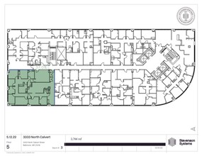 3333 N Calvert St, Baltimore, MD for lease Floor Plan- Image 1 of 1