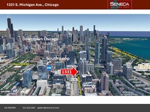 1331 S Michigan Ave, Chicago, IL - AERIAL  map view - Image1