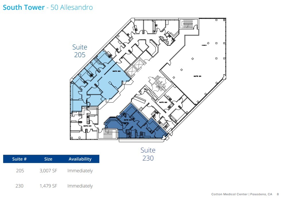 50 Bellefontaine St, Pasadena, CA for lease Floor Plan- Image 1 of 1