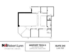 2550 Midway Rd, Carrollton, TX for lease Floor Plan- Image 1 of 2