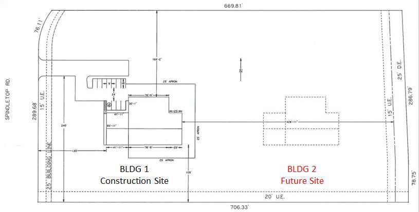 1314 Spindletop Rd, Corpus Christi, TX for lease - Site Plan - Image 3 of 8