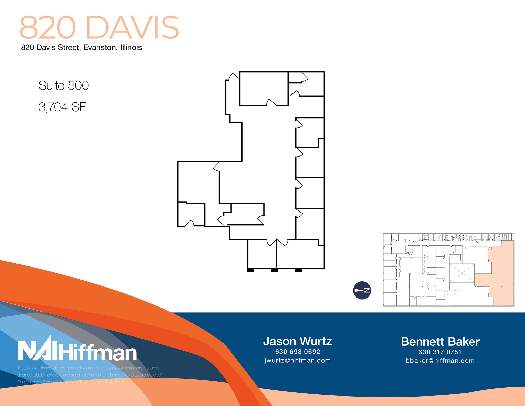 820 Davis St, Evanston, IL for lease Floor Plan- Image 1 of 1