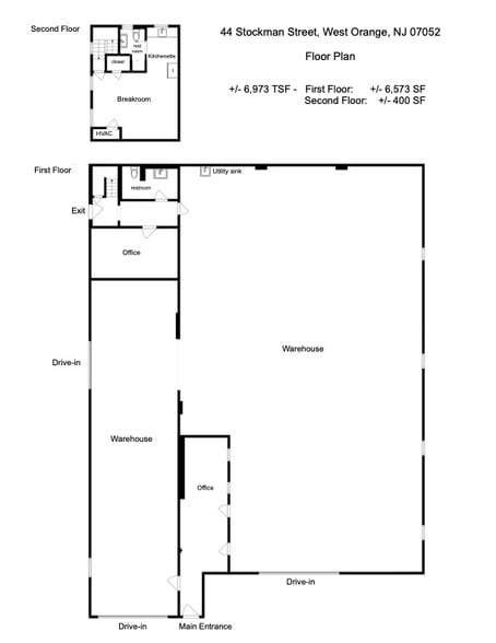 44 Stockman St, West Orange, NJ for sale - Floor Plan - Image 3 of 9