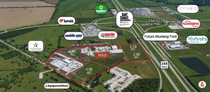 Highway 288, Angleton, TX - AERIAL  map view - Image1