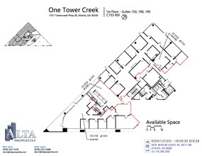 3101 Towercreek Pkwy SE, Atlanta, GA for lease Floor Plan- Image 2 of 2