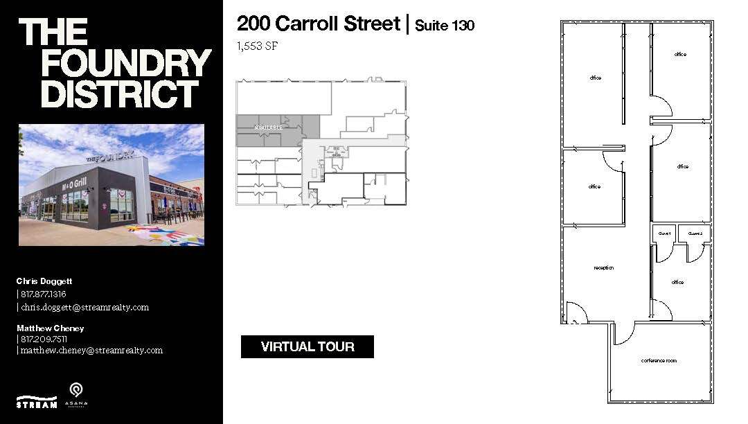 200 Carroll St, Fort Worth, TX for lease Floor Plan- Image 1 of 1