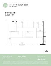 396 Remington Blvd, Bolingbrook, IL for lease Floor Plan- Image 1 of 1