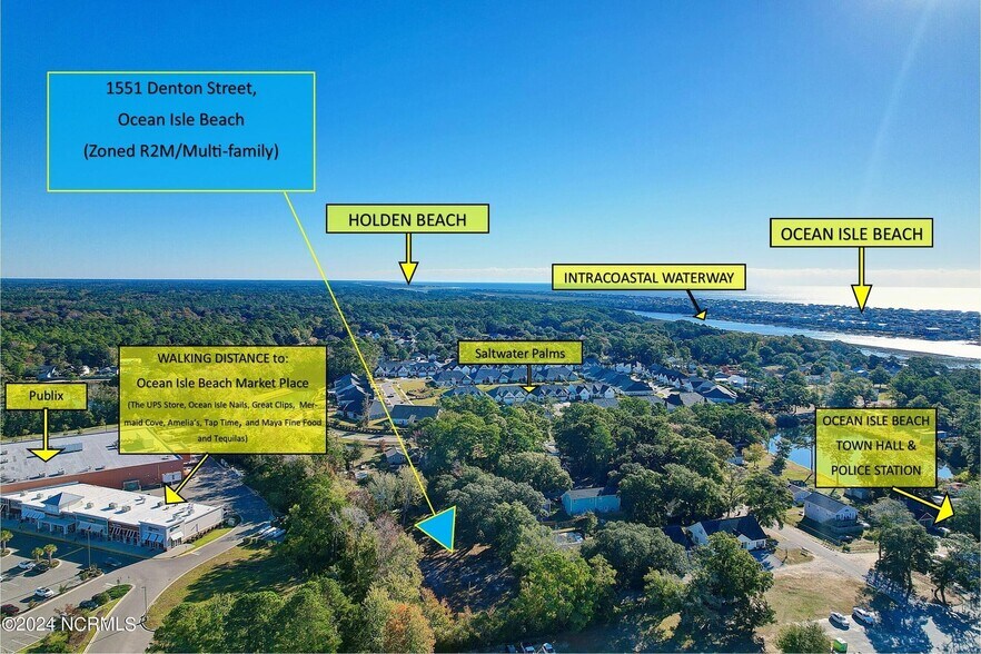 1551 Denton St SW, Ocean Isle Beach, NC for sale - Aerial - Image 1 of 18