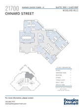 21700 Oxnard St, Woodland Hills, CA for lease Floor Plan- Image 1 of 1