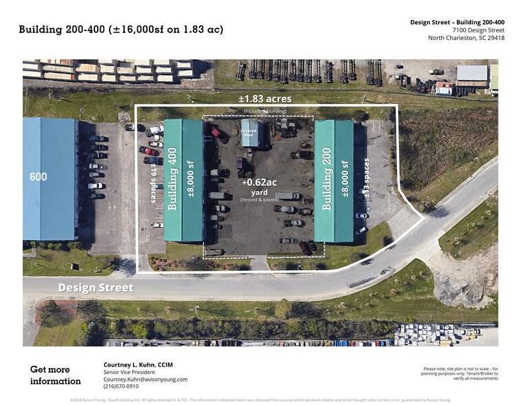 7100 Design St, North Charleston, SC for lease - Site Plan - Image 3 of 5