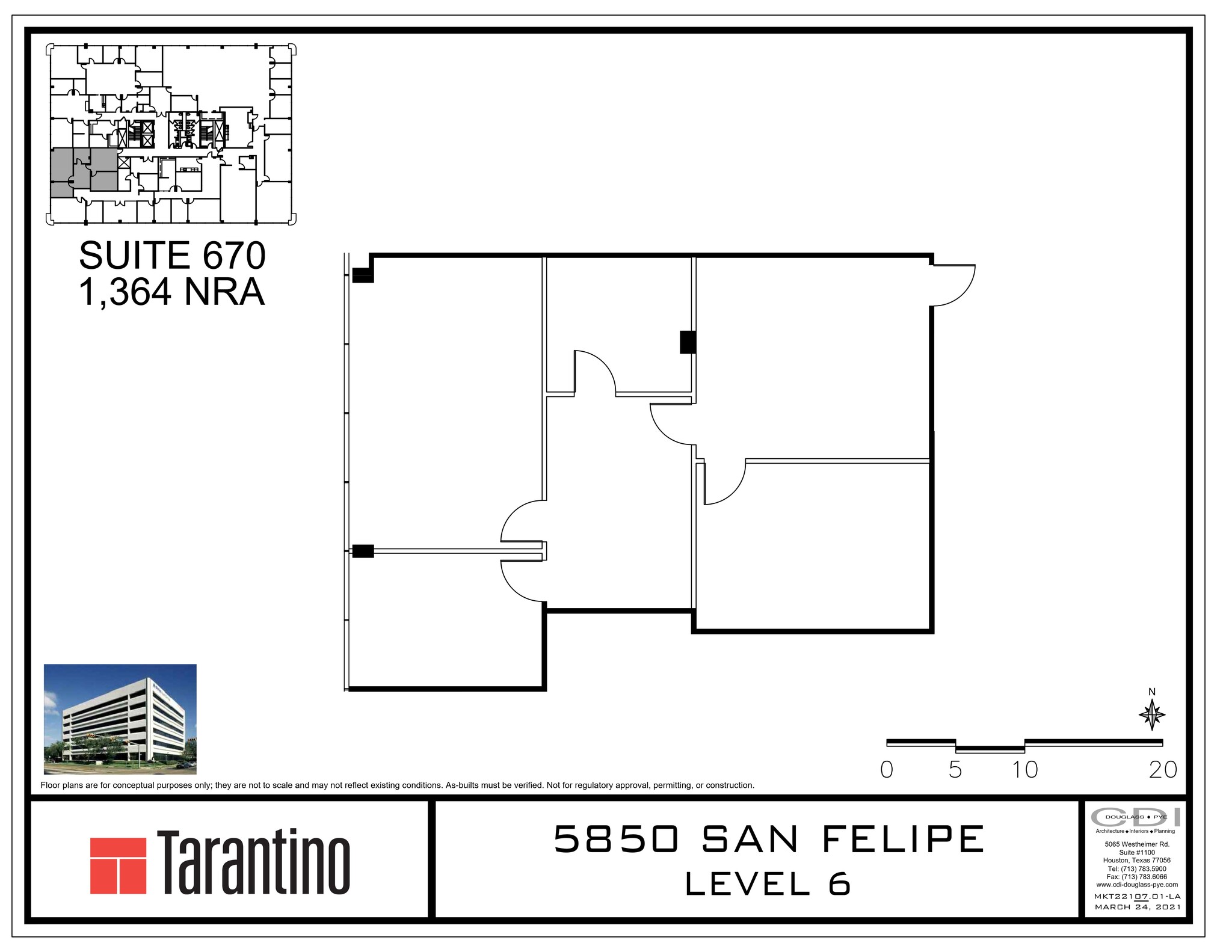 5850 San Felipe St, Houston, TX for lease Site Plan- Image 1 of 1