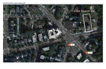 5304 Sheriff Rd, Capitol Heights, MD - AERIAL  map view