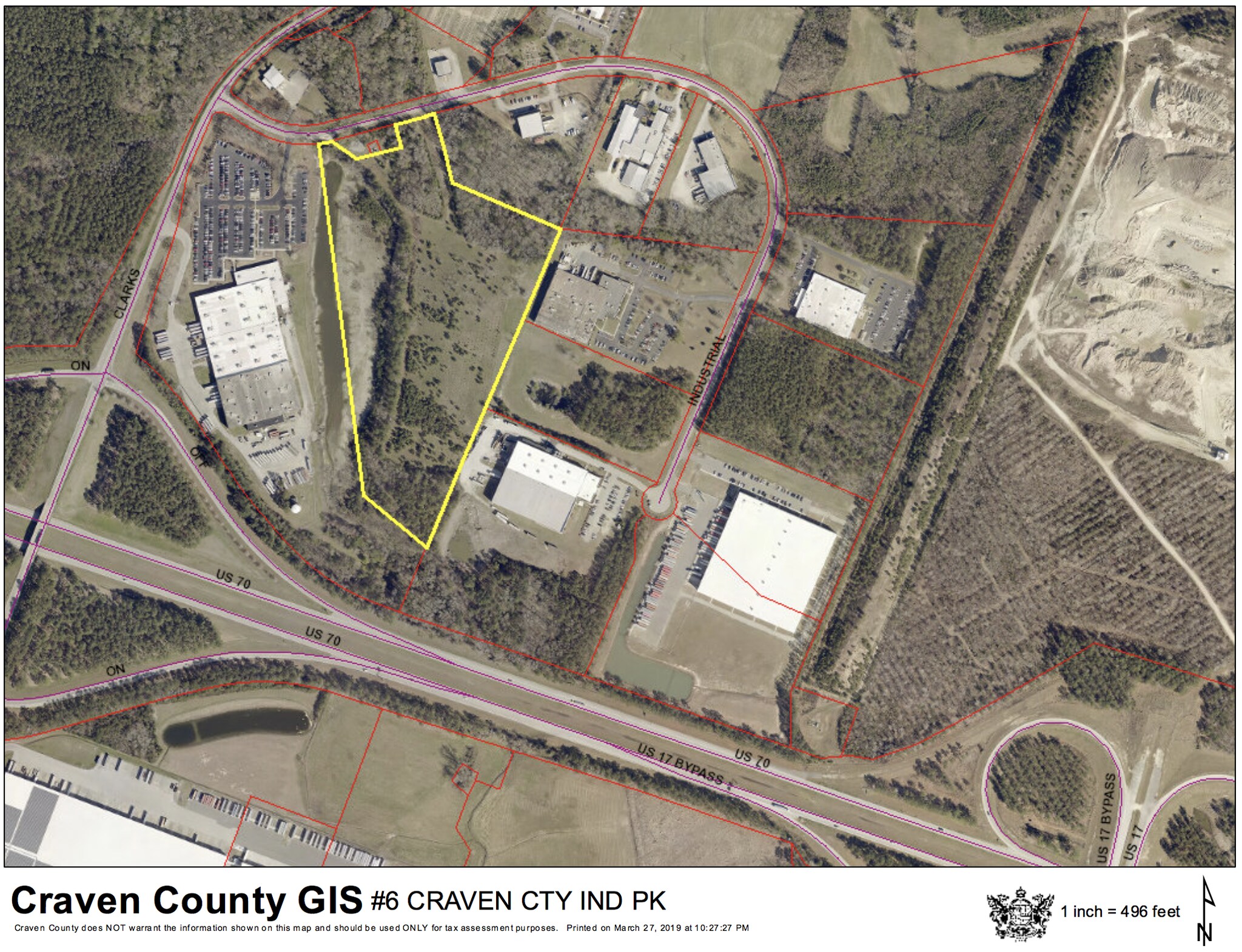201 Industrial Dr, New Bern, NC for sale Aerial- Image 1 of 1