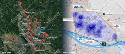 311 NE 192nd Ave, Vancouver, WA - AERIAL  map view