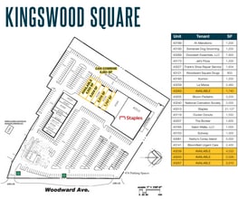 43141-43315 Woodward Ave, Bloomfield Hills, MI for lease Floor Plan- Image 1 of 1