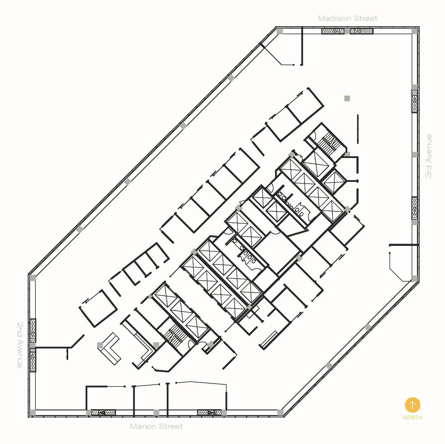 999 3rd Ave, Seattle, WA for lease Floor Plan- Image 1 of 6