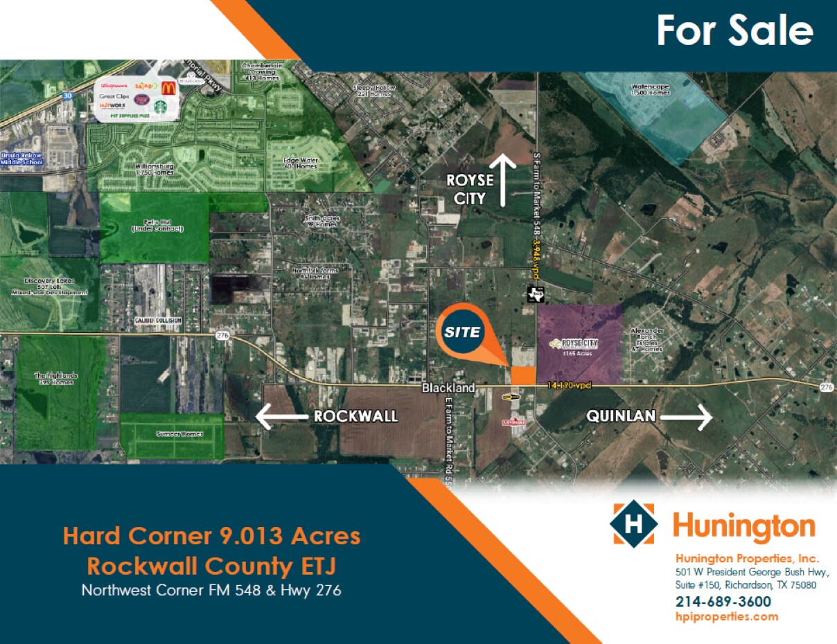 Northwest Corner FM 548 & Hwy 276, Royse City, TX for sale Building Photo- Image 1 of 2