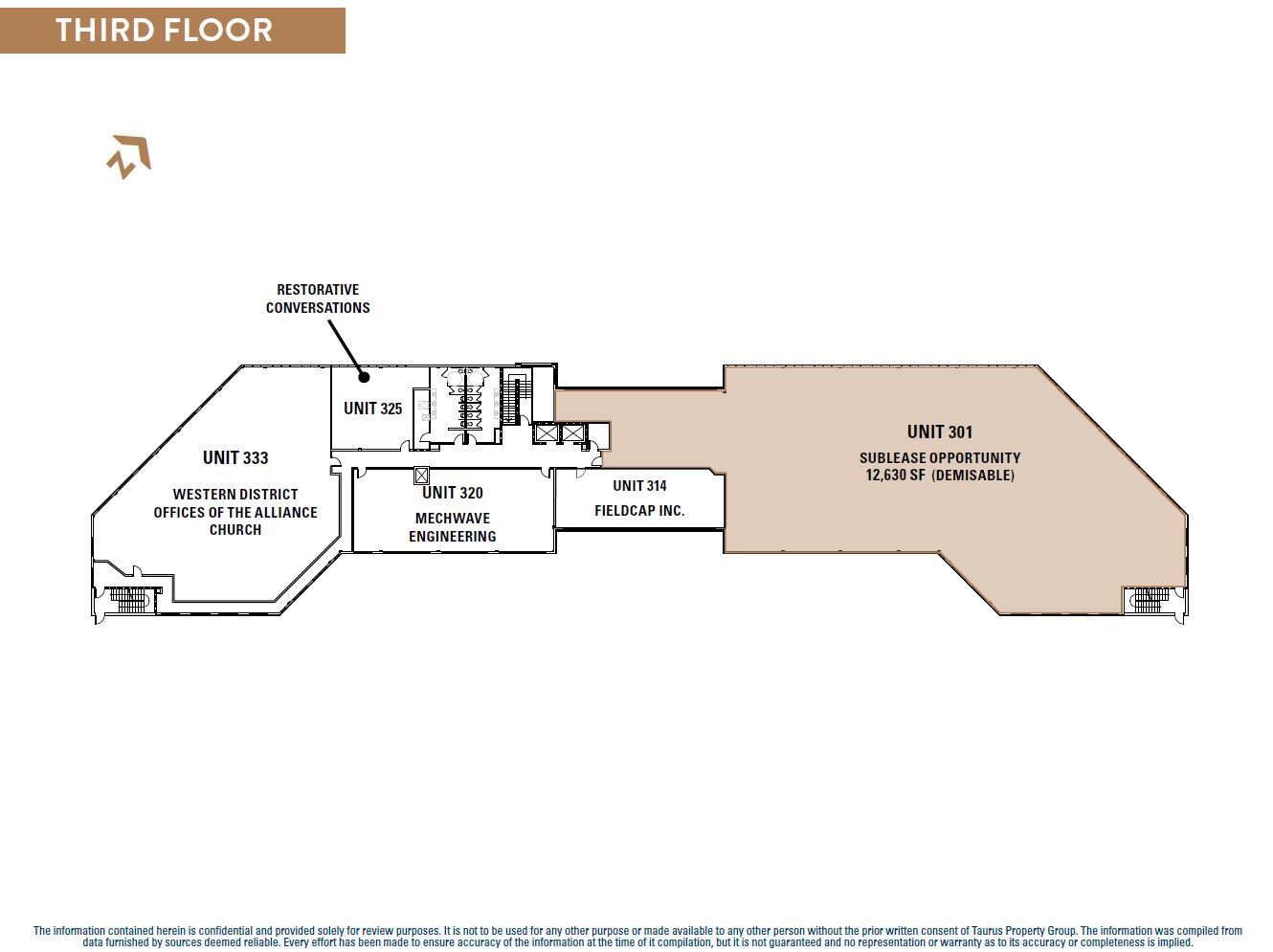 30 Springborough Blvd SW, Calgary, AB for lease Floor Plan- Image 1 of 3