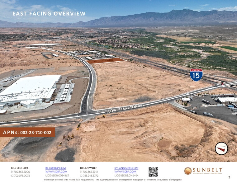 W Pioneer Blvd & Isaac Newton Dr, Mesquite, NV for sale - Building Photo - Image 2 of 4