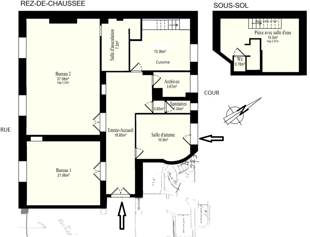 Paris, PAR 75007 -  -  - Floor Plan - Image 1 of 1