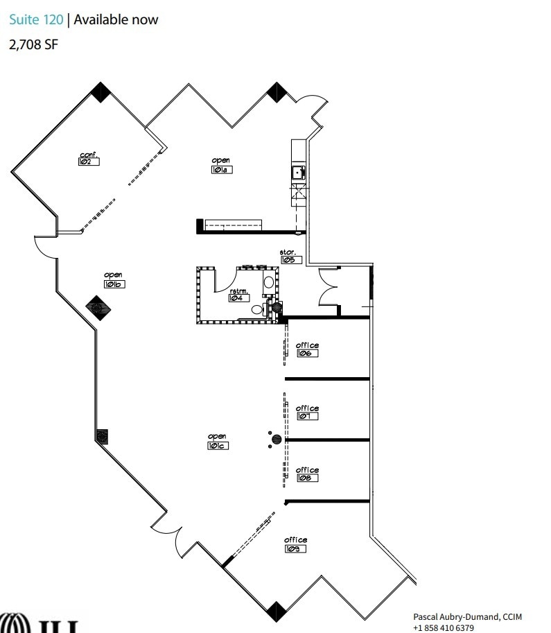888 Prospect St, La Jolla, CA for lease Floor Plan- Image 1 of 1