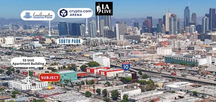 746 E Washington Blvd, Los Angeles, CA - AERIAL  map view - Image1