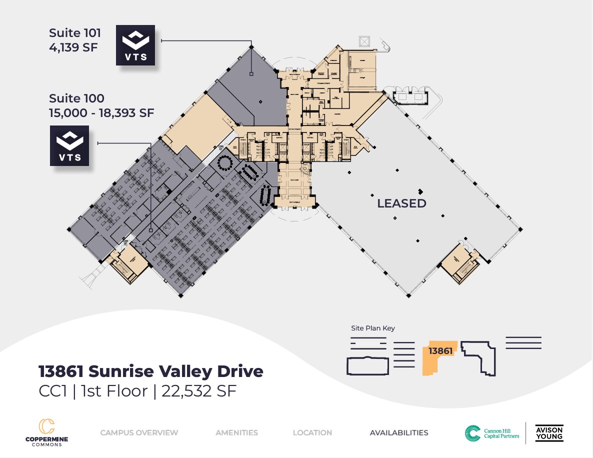 13861 Sunrise Valley Dr, Herndon, VA for lease Floor Plan- Image 1 of 1