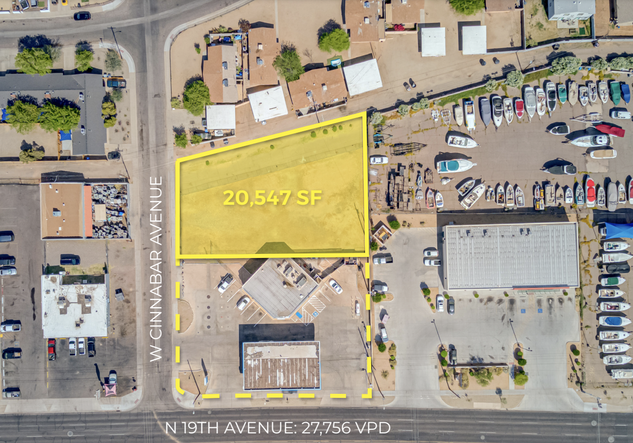 1835 Cinnabar Avenue, Phoenix, AZ for sale Aerial- Image 1 of 1