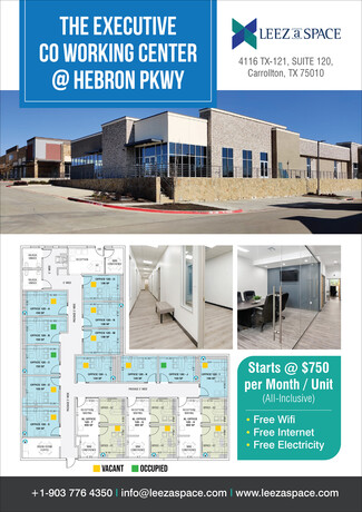 More details for 4116 TX- 121 Hebron Pkway- 4116 TX- 121, Carrollton, TX - Coworking for Lease