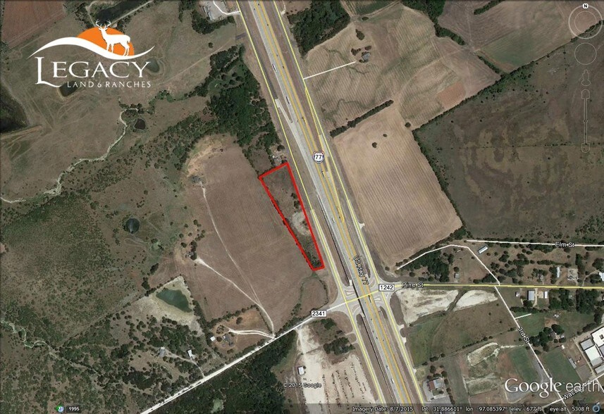 FM 1304 and I-35 frontage road, Abbott, TX for sale - Building Photo - Image 1 of 1