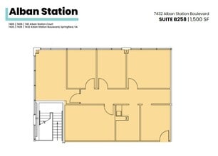 7426-7432 Alban Station Blvd, Springfield, VA for lease Floor Plan- Image 1 of 1