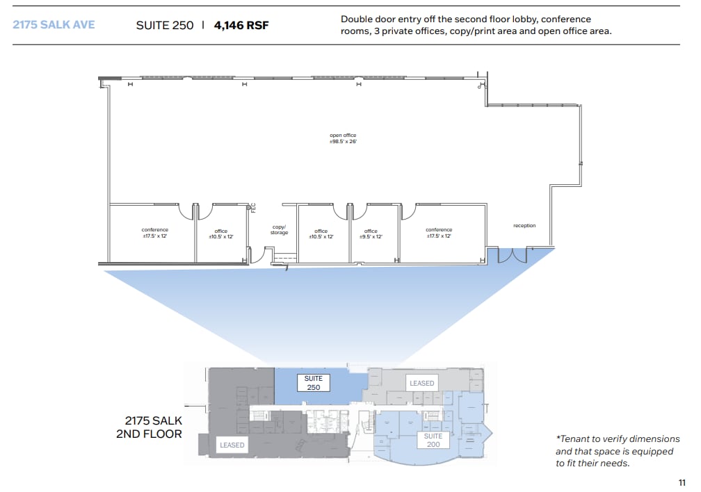 2173 Salk Ave, Carlsbad, CA for lease Floor Plan- Image 1 of 1