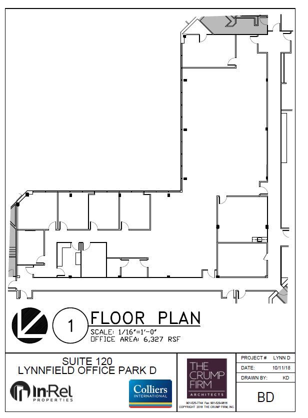 1355 Lynnfield Rd, Memphis, TN for lease Floor Plan- Image 1 of 1