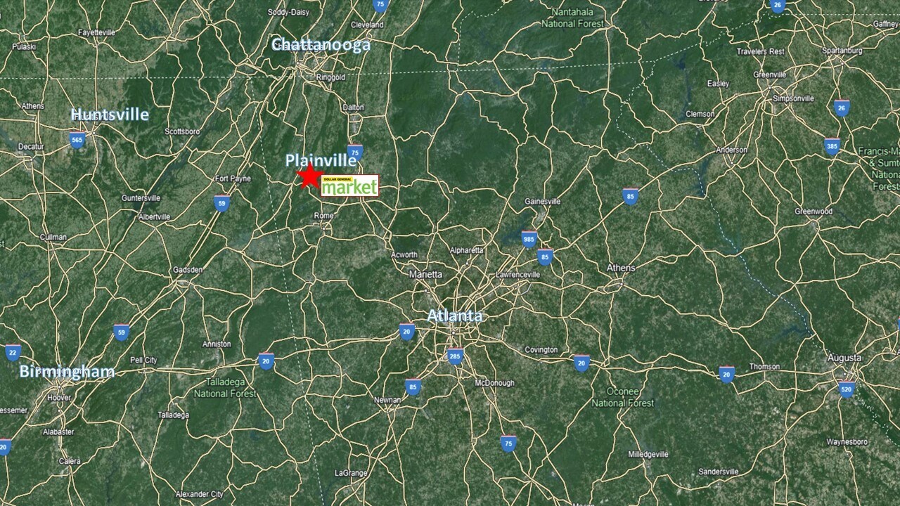 3400 Rome Rd SW, Plainville, GA 30733 Dollar General "Market" Store