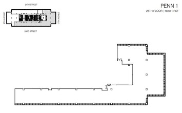 PENN 1, New York, NY for lease Floor Plan- Image 1 of 1