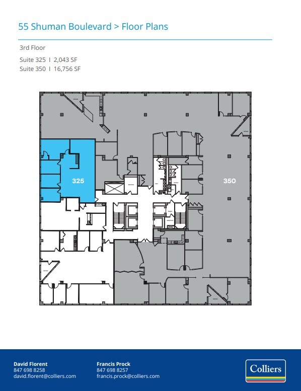 55 Shuman Blvd, Naperville, IL for lease Floor Plan- Image 1 of 1