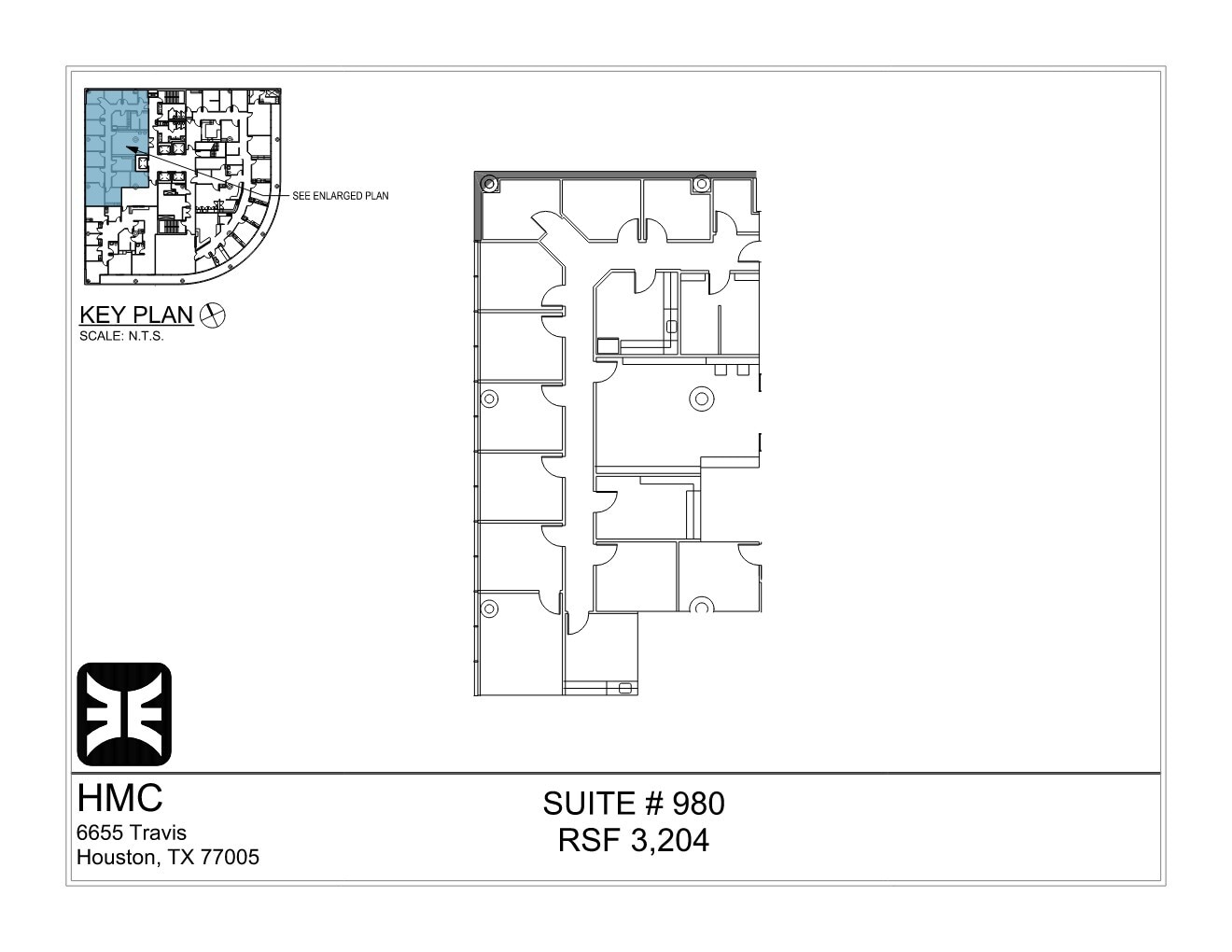 6655 Travis St, Houston, TX for lease Floor Plan- Image 1 of 1