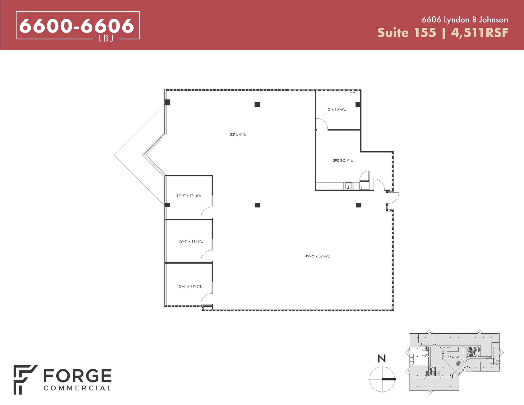 6606 Lyndon B Johnson Fwy, Dallas, TX for lease Floor Plan- Image 1 of 1