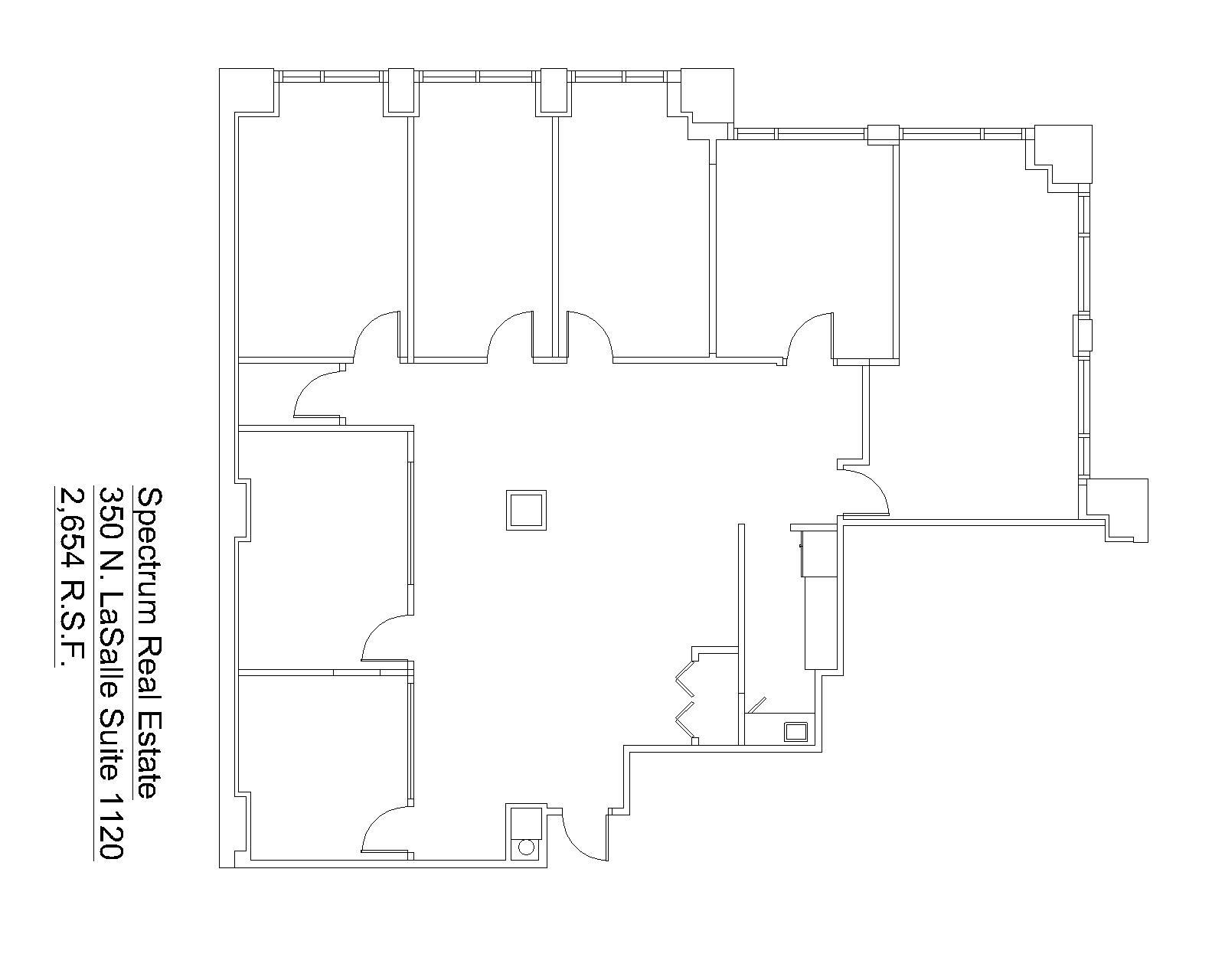 350 N LaSalle St, Chicago, IL for lease Floor Plan- Image 1 of 1