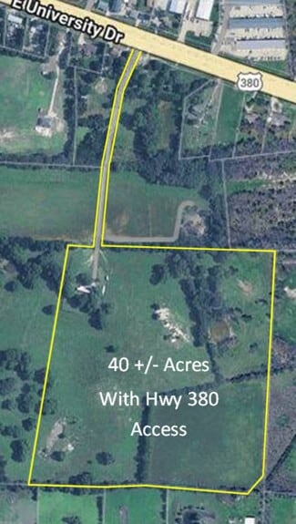 More details for 3628 E University Dr, McKinney, TX - Land for Sale