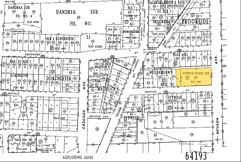 1520-1526 S Nevada Ave, Colorado Springs, CO for lease - Plat Map - Image 2 of 4