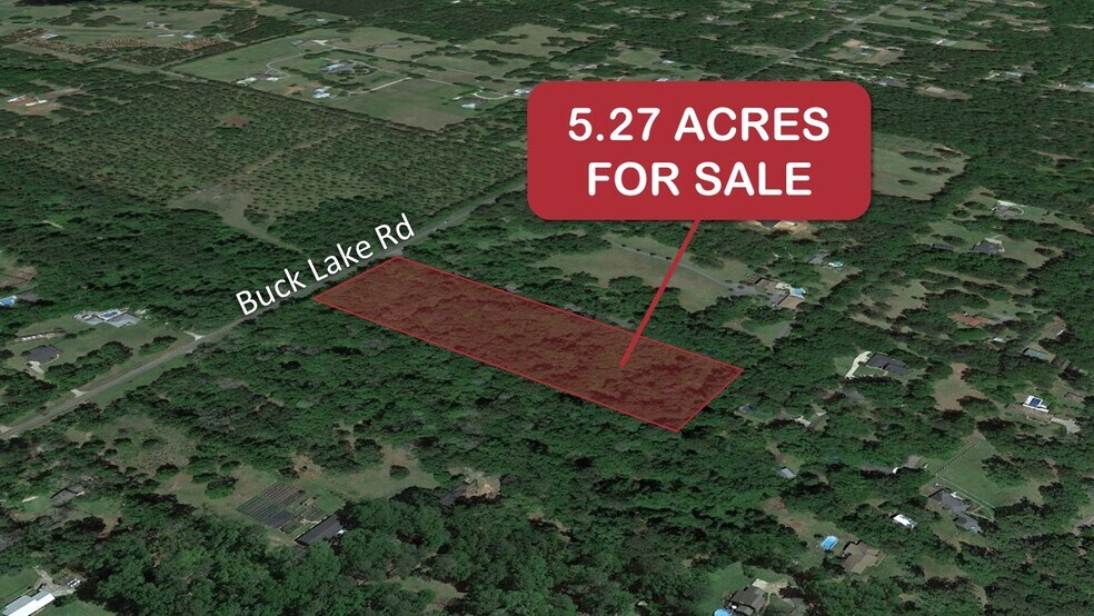 0 Buck Lake, Tallahassee, FL 32317 5 Acre Buck Lake Homesite