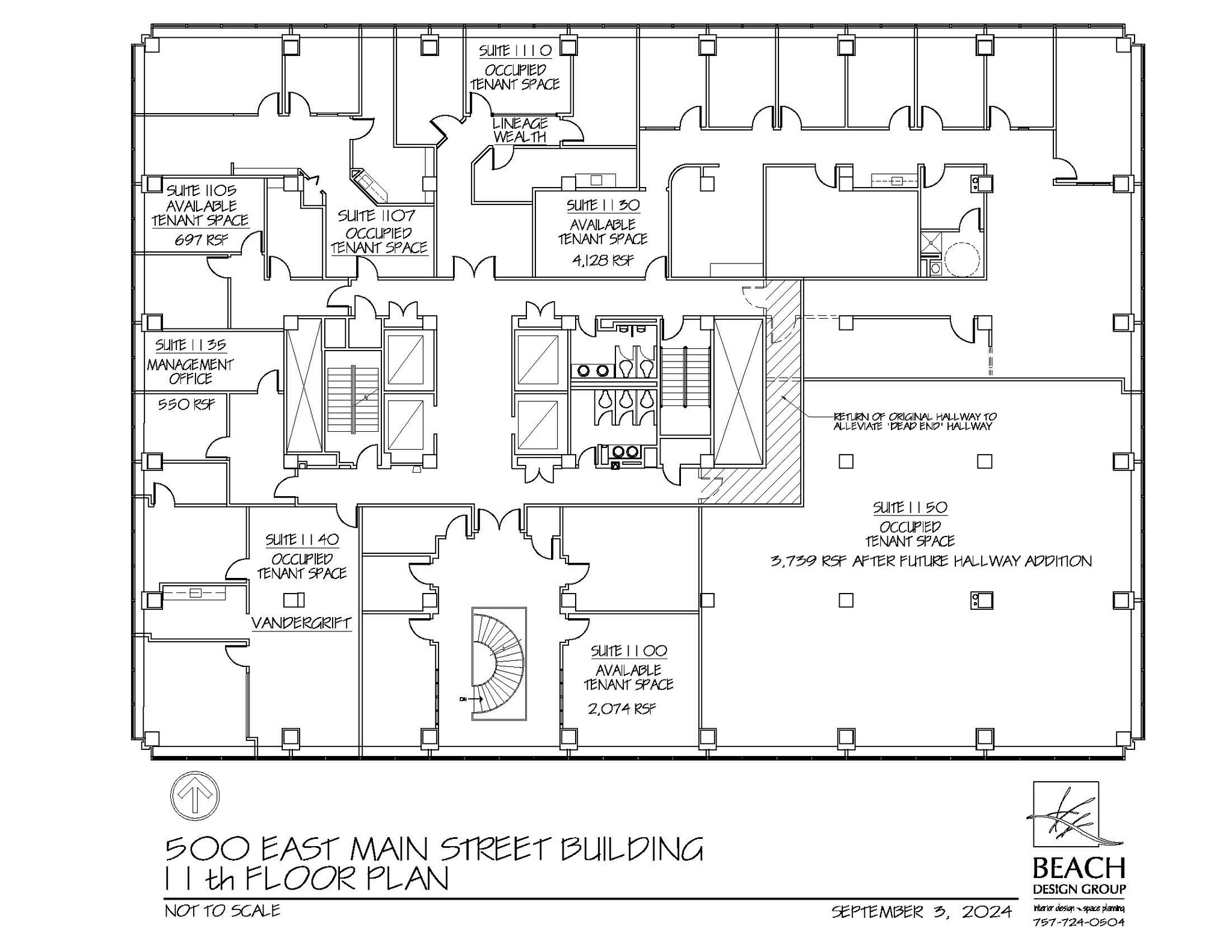 500 E Main St, Norfolk, VA for lease Floor Plan- Image 1 of 1