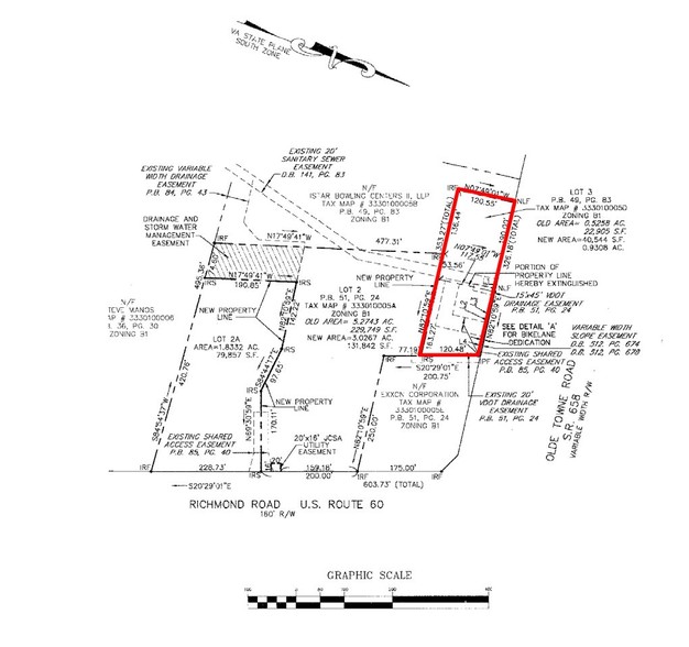 5548 Olde Towne Rd, Williamsburg, VA for sale - Plat Map - Image 2 of 2